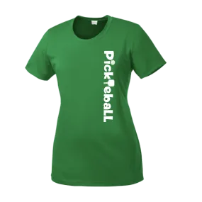 Pickleball Horizontal (Customizable) | Women’s Short Sleeve Crewneck Athletic Shirts | 100% Polyester