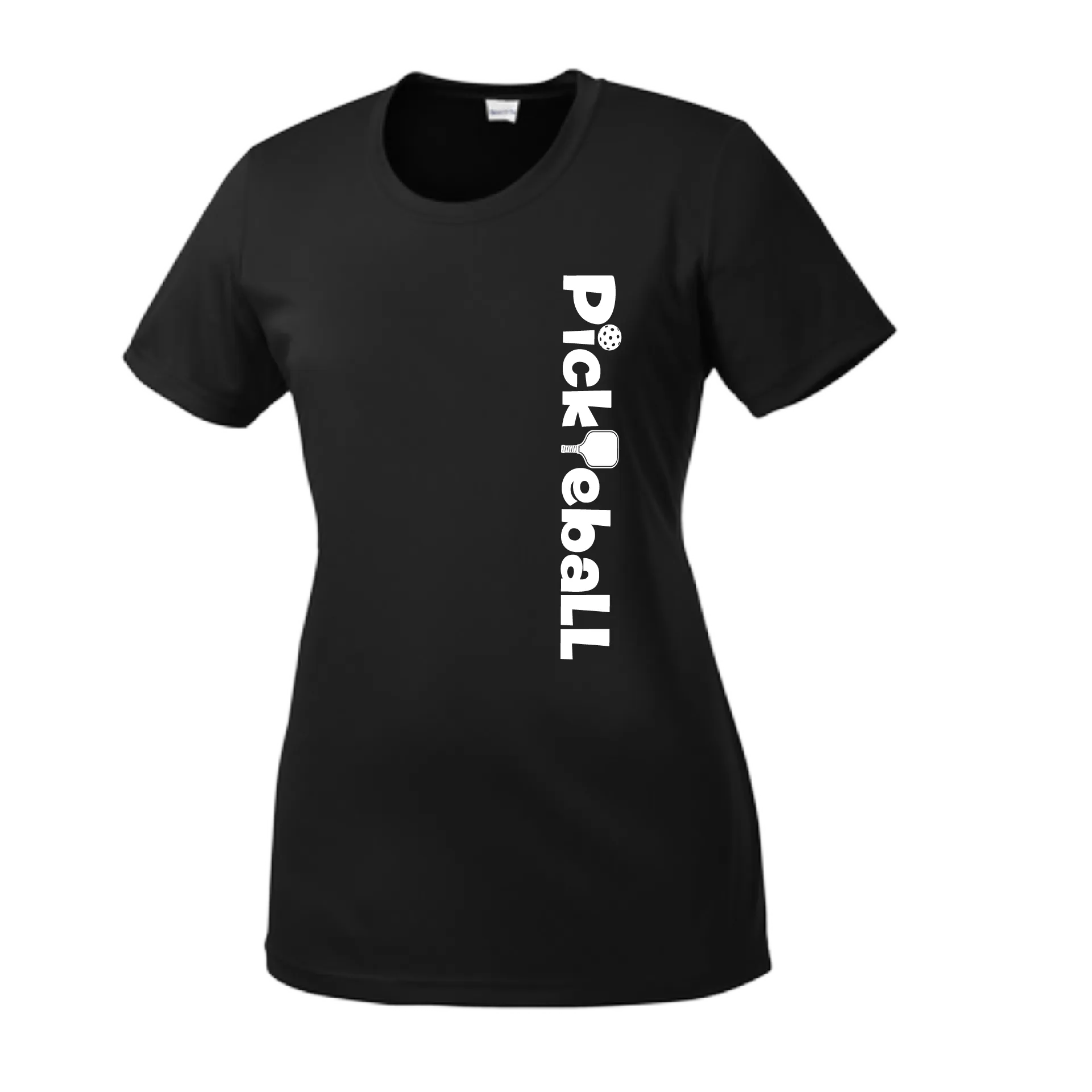 Pickleball Horizontal (Customizable) | Women’s Short Sleeve Crewneck Athletic Shirts | 100% Polyester