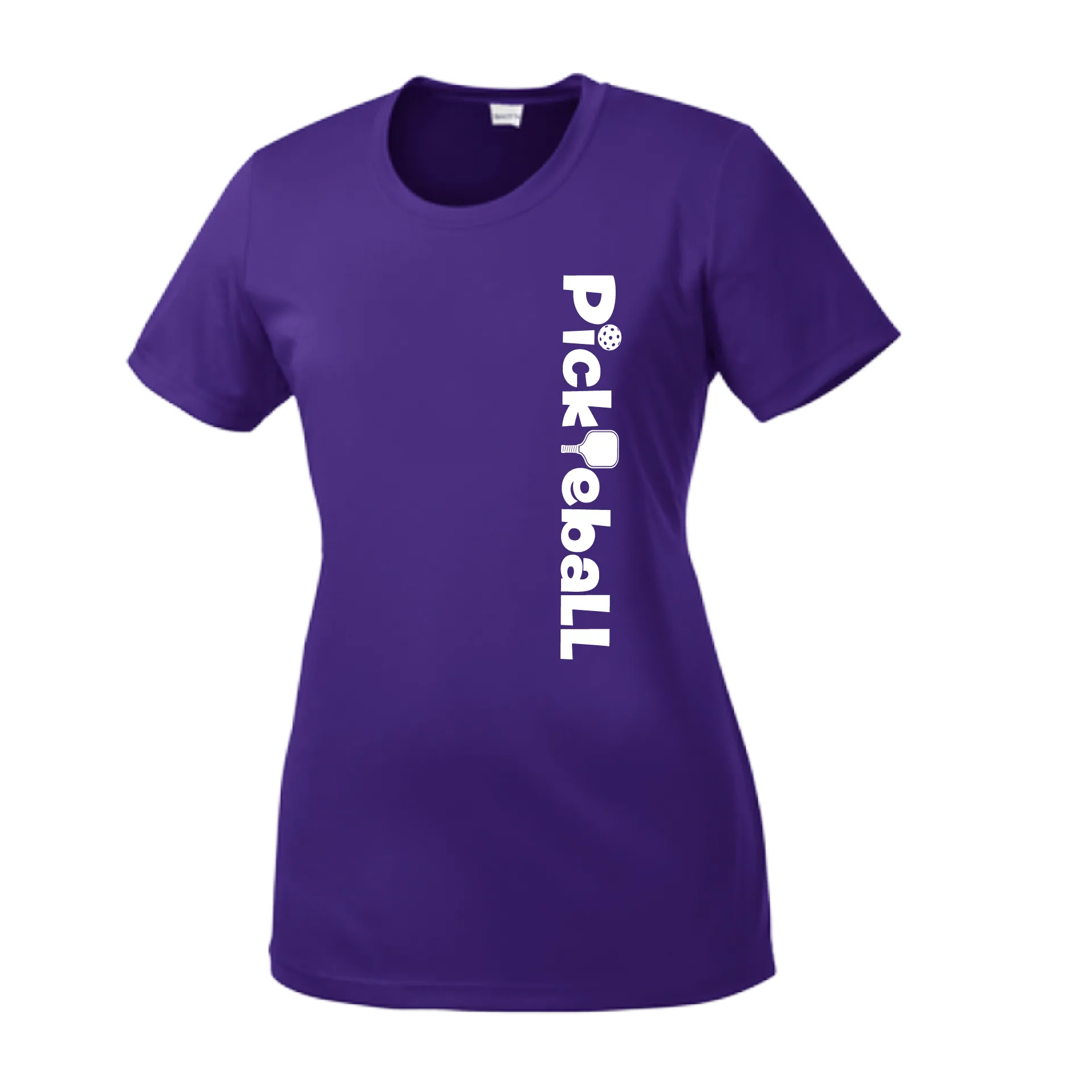 Pickleball Horizontal (Customizable) | Women’s Short Sleeve Crewneck Athletic Shirts | 100% Polyester