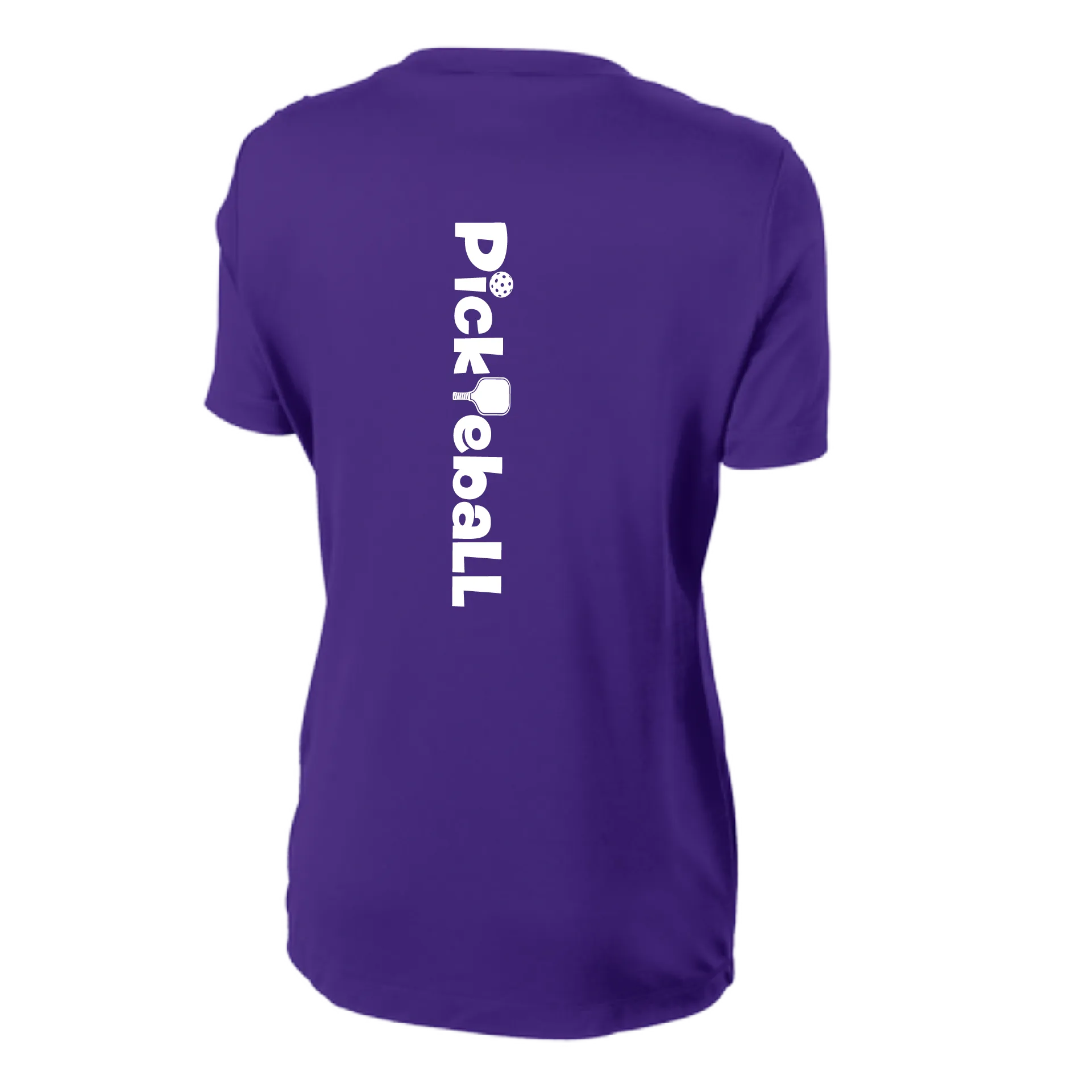 Pickleball Horizontal (Customizable) | Women’s Short Sleeve Crewneck Athletic Shirts | 100% Polyester