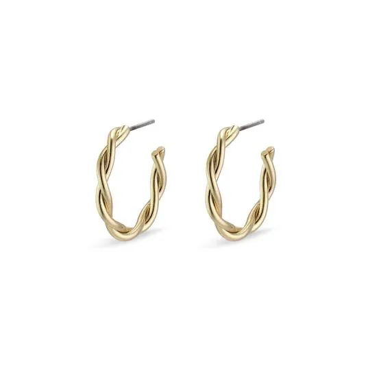 PILGRIM Small Naja Hoop Earrings