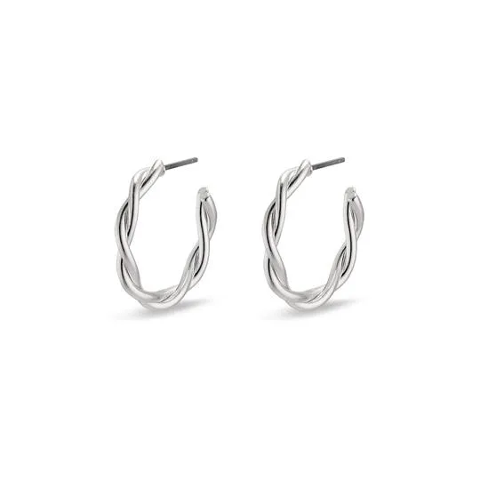 PILGRIM Small Naja Hoop Earrings