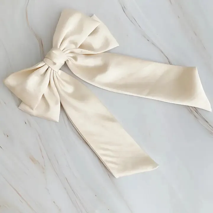 Pink Satin Bow