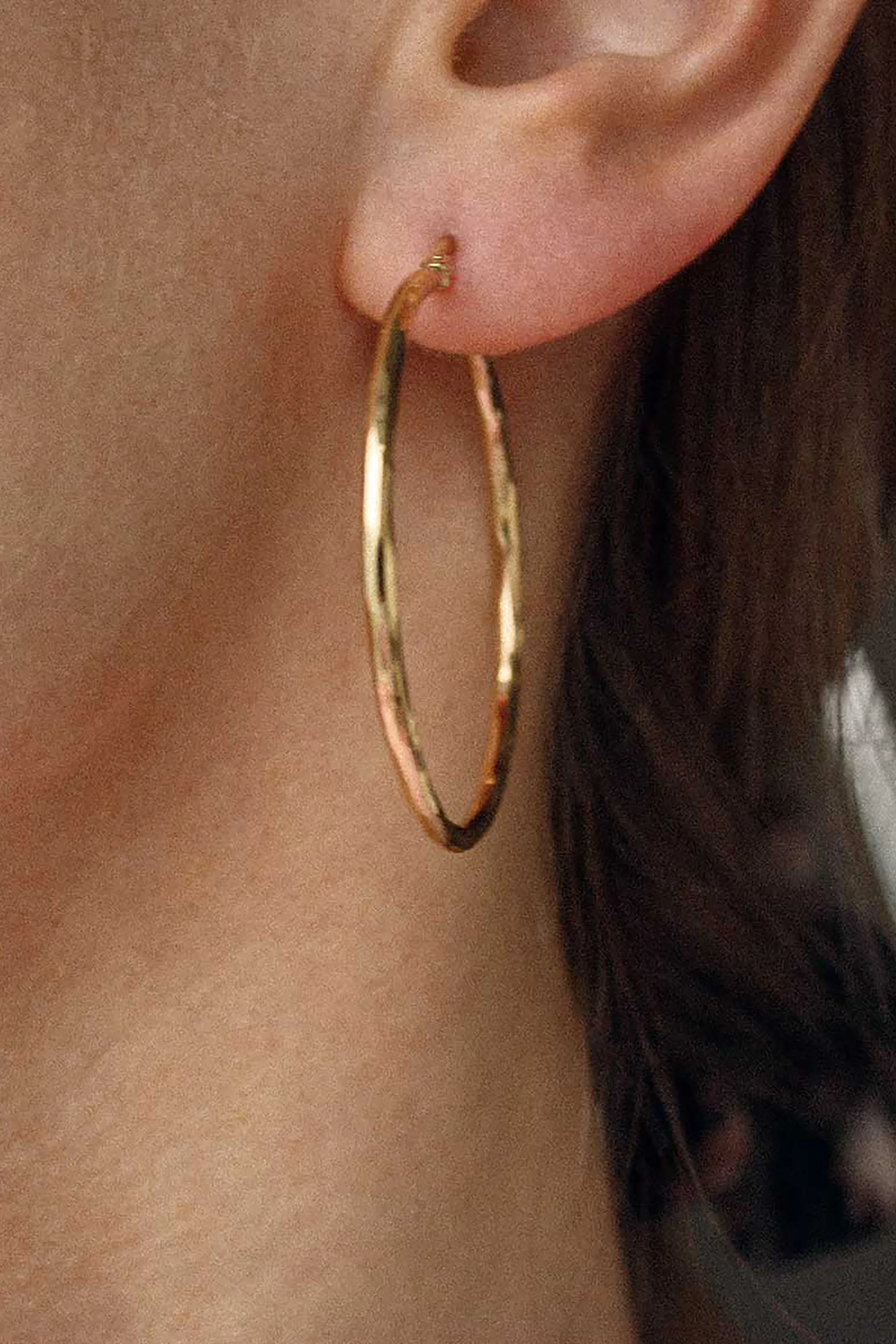 positano hoop 40mm gold <br> by Sunny Afternoon