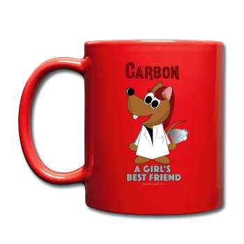 "Carbon, A Girl's Best Friend" - Mug