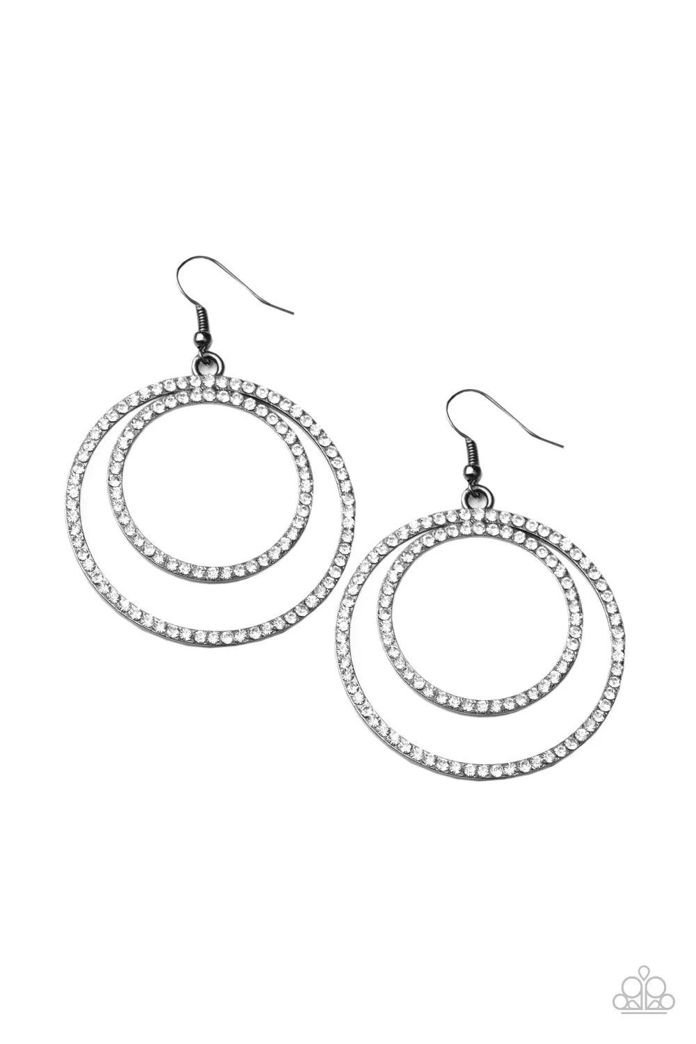 Radiating Refinement Black-Earring