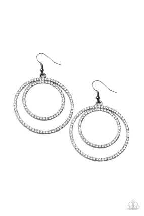 Radiating Refinement Black-Earring