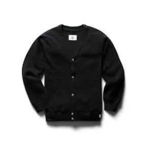 Reigning Champ - Flatback Thermal Cardigan - Black