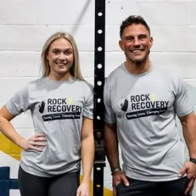 Rock 2 Recovery Fundraising Wick T-Shirt - Heather Grey