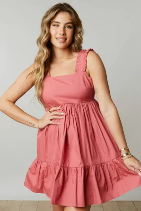 Ruffled Babydoll Mini Dress