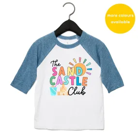 Sandcastle Club Kids Raglan Baseball Top