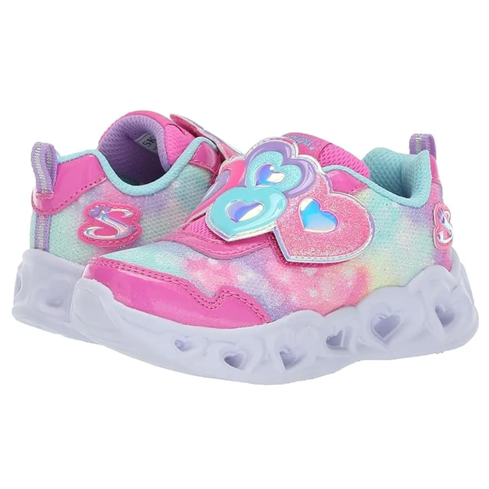 Scarpe da Bambina - SKECHERS Art. 302693NPKTQ sneakers con luci rosa