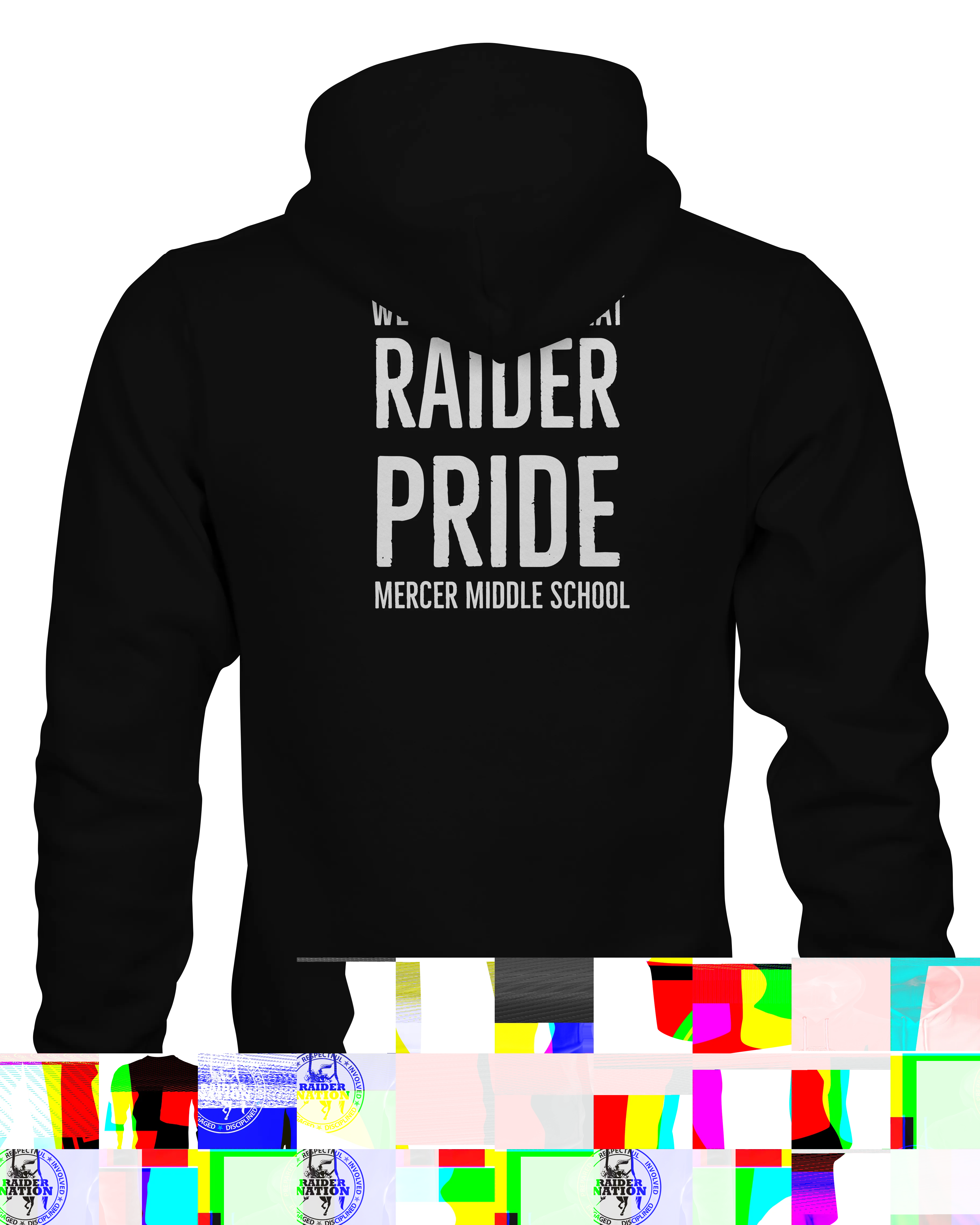 School Spirit Wear Raider Nation - Mercer Middle School