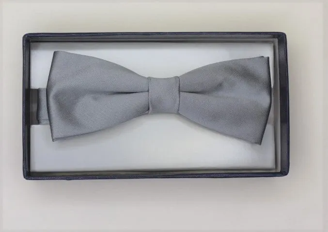 Silver Bow Tie