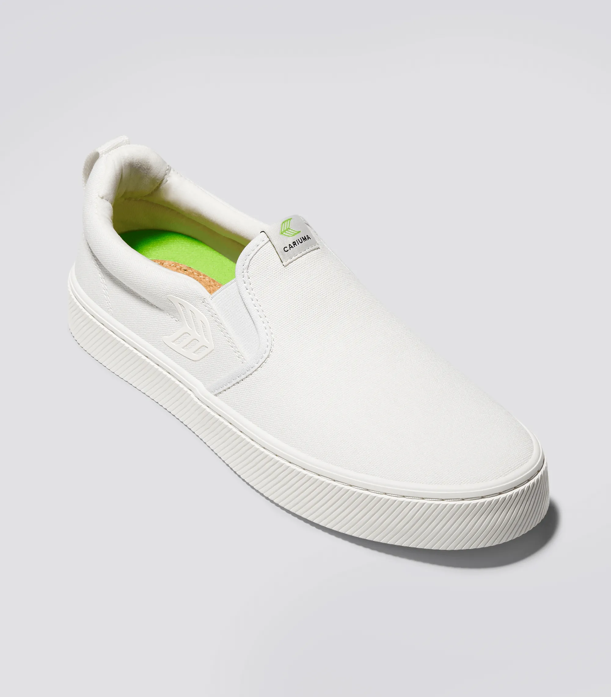 SLIP ON Off-White Canvas Sneaker Men