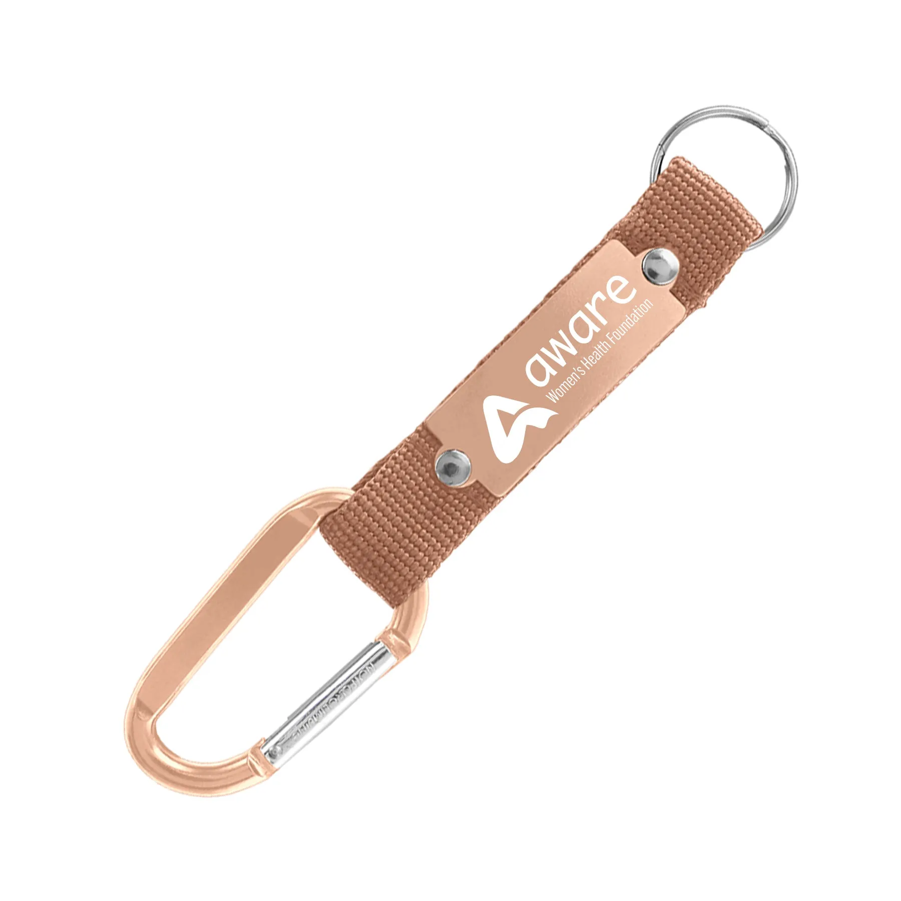 Strap Happy Carabiner Keychain - Personalized with Free Shipping