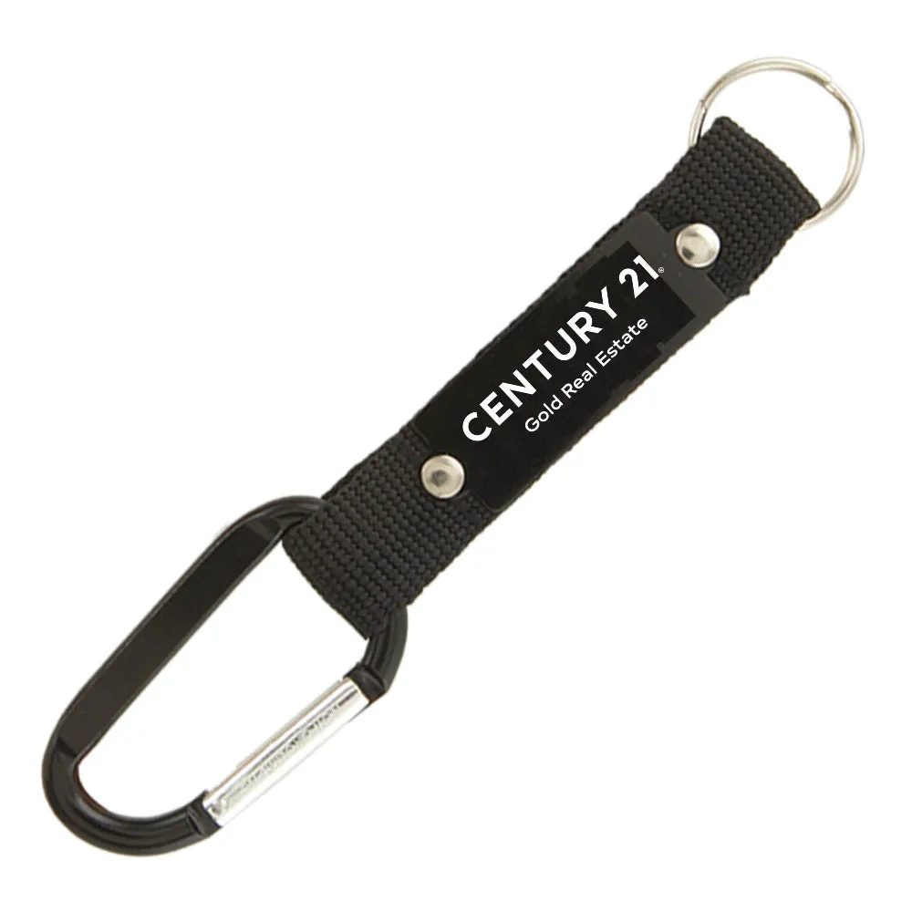 Strap Happy Carabiner Keychain - Personalized with Free Shipping