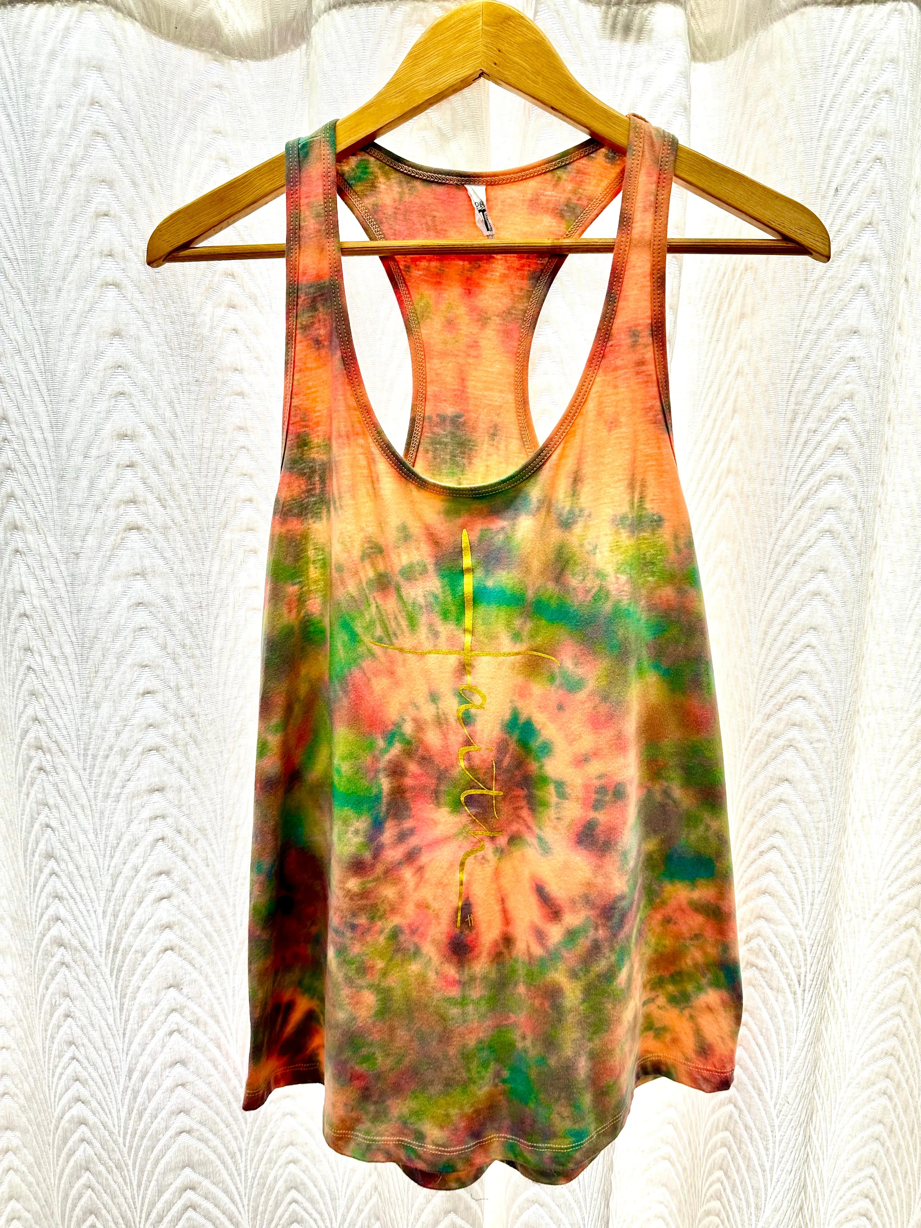 Tie Dye Faith Tank Top