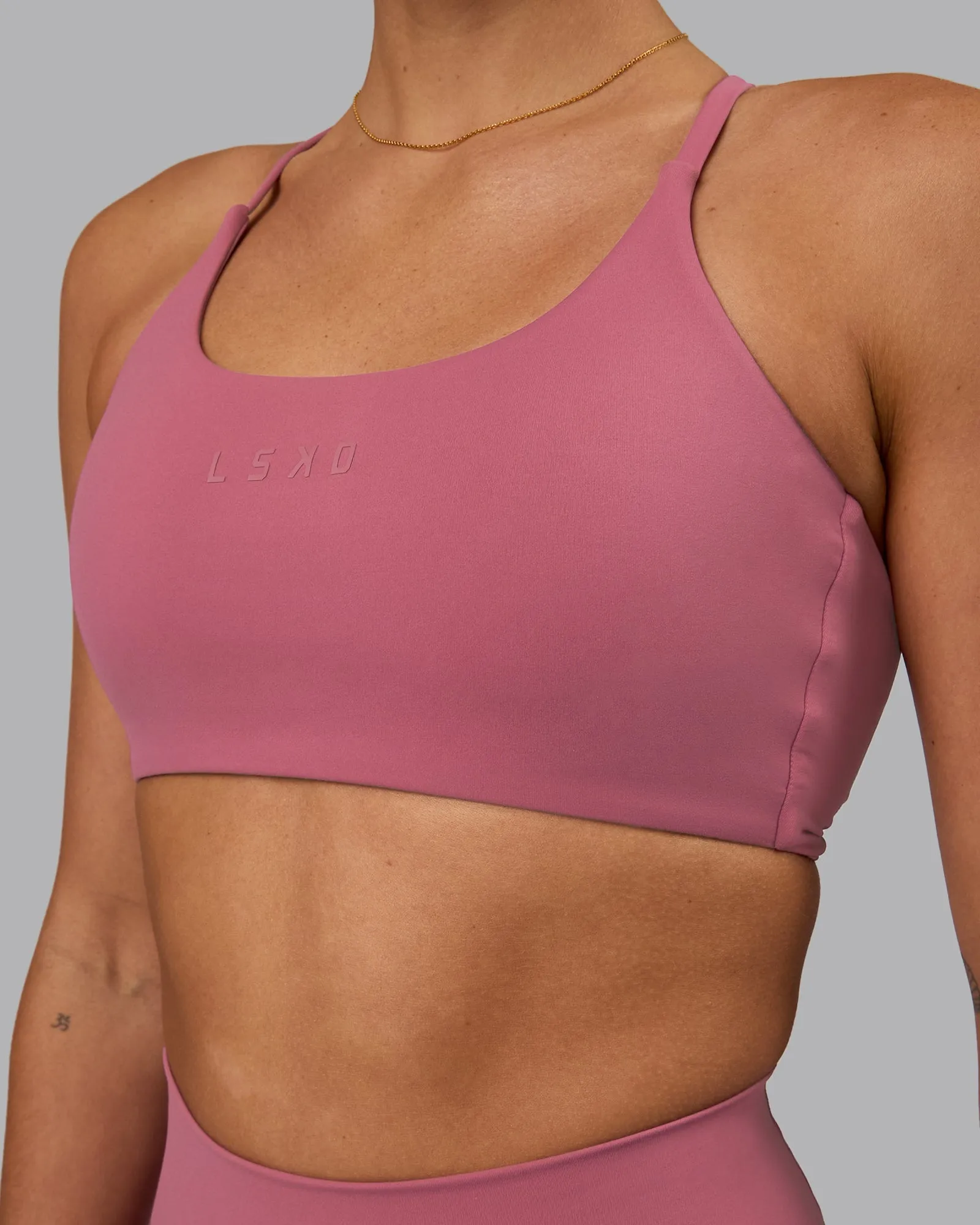 Twist Sports Bra - Mauve Haze