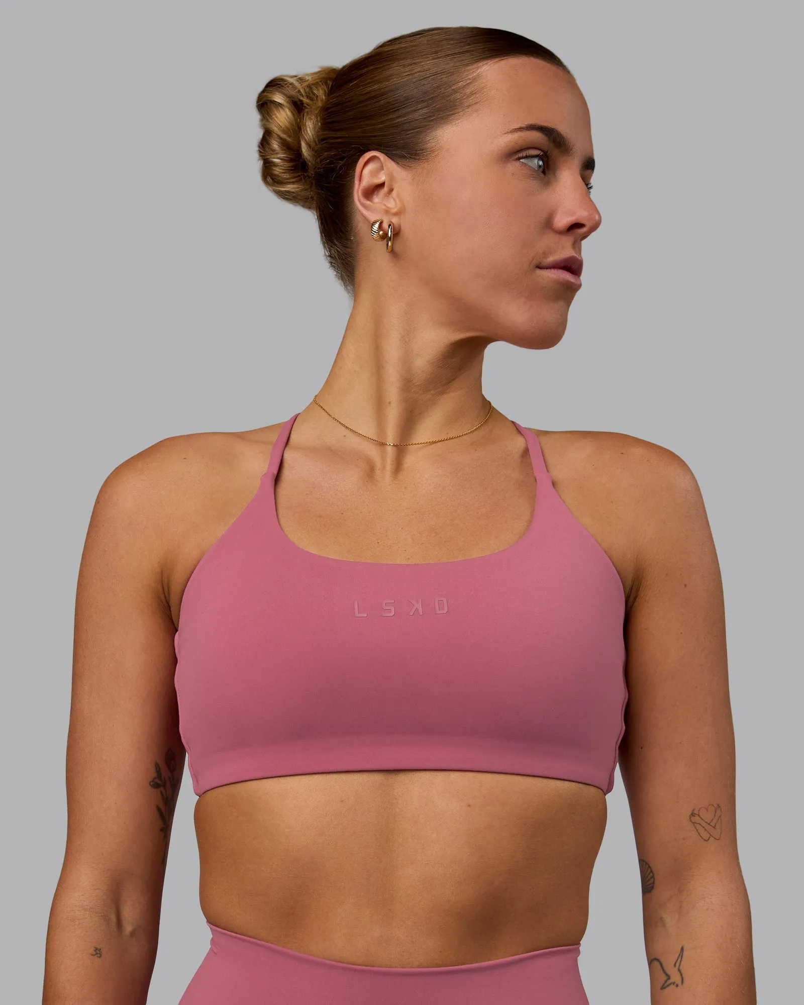 Twist Sports Bra - Mauve Haze