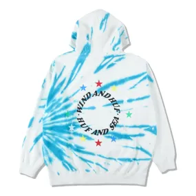 WIND AND SEA HUF × WDS HOODIE-TIE DYE