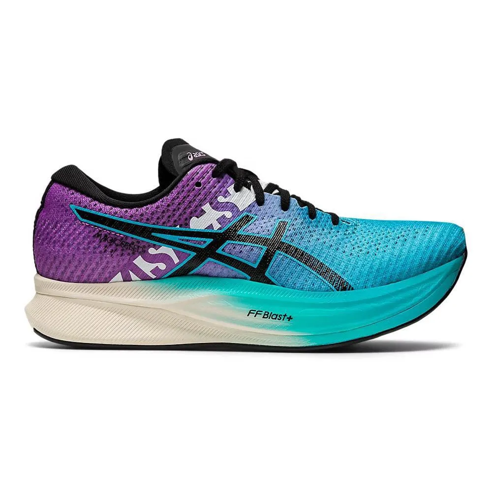 Women's Asics Magic Speed 2 Ekiden, Aquarium/Black, 9 B Medium