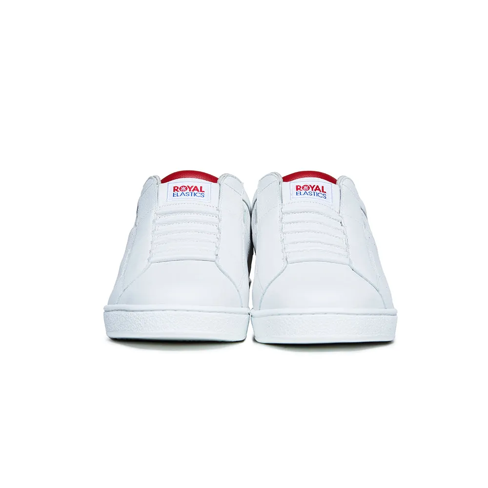 Women's Icon Genesis White Red Leather Sneakers 91902-001