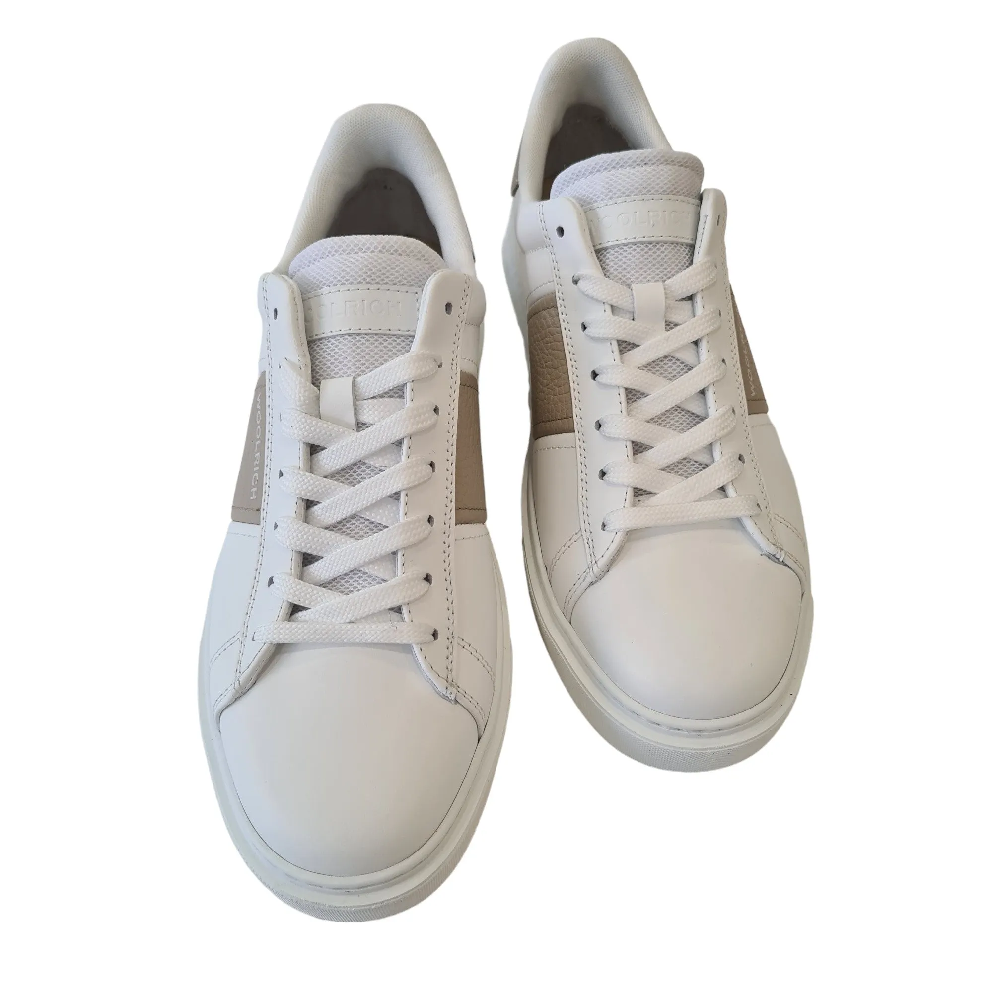 Woolrich Sneakers Uomo Bianco e Beige Rif.27