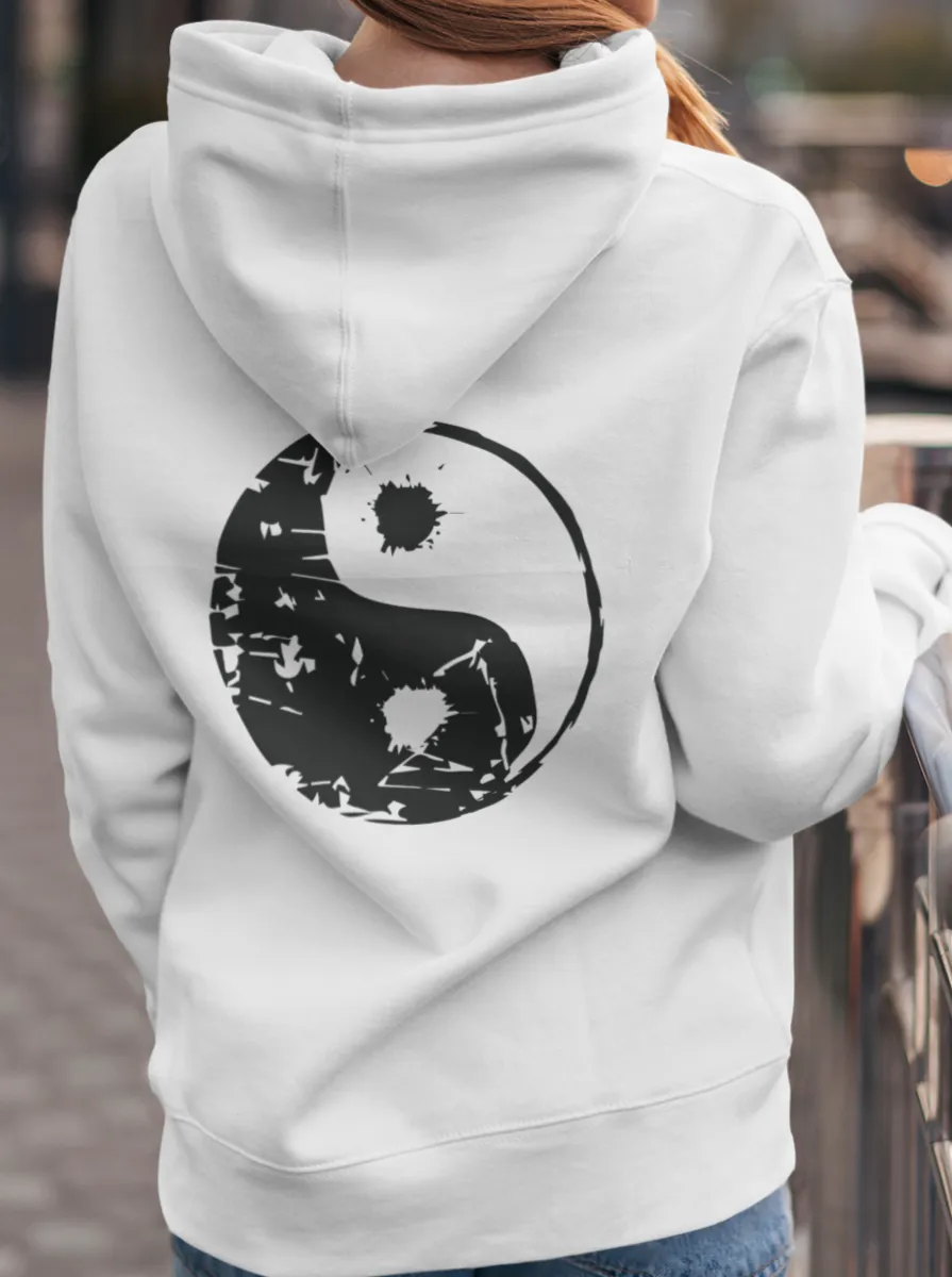 Zipper Hoodie Yin Yang Unisex