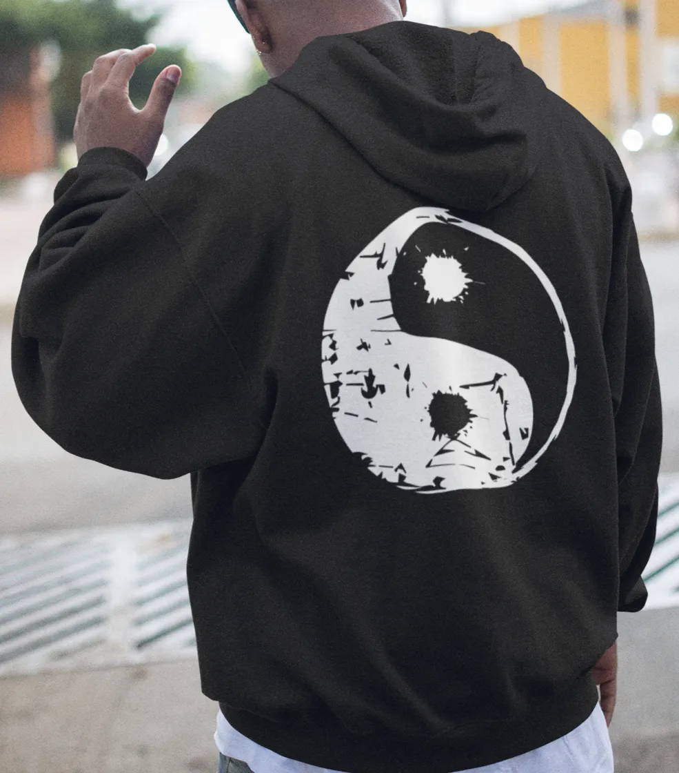 Zipper Hoodie Yin Yang Unisex